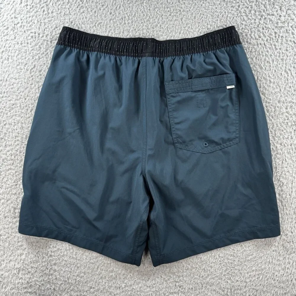 Vuori Kore Shorts Men’s M 9” Lined Teal Blue Athletic Performance